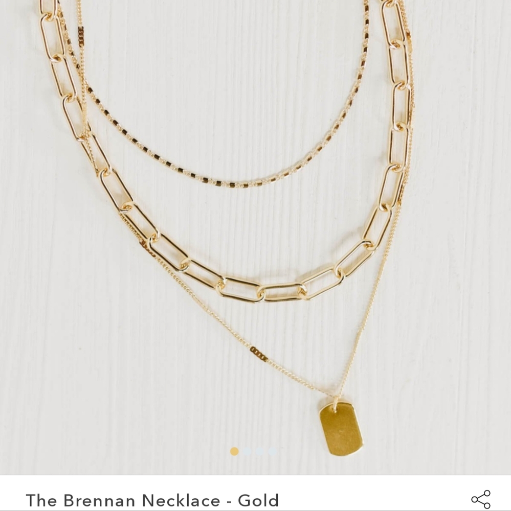 Brennan layered necklace from Mod boutique
